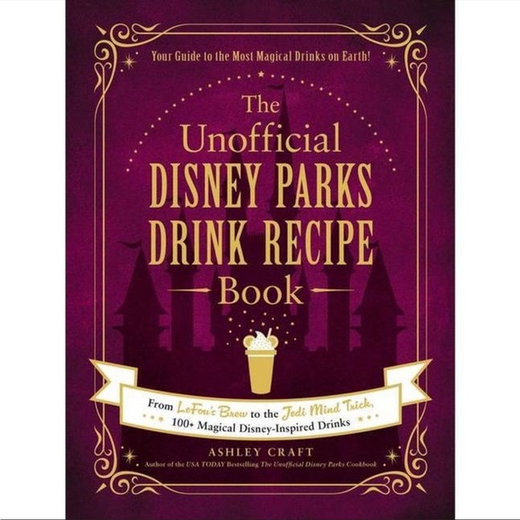 Other - Unofficial Disney Parks Drink recipe book